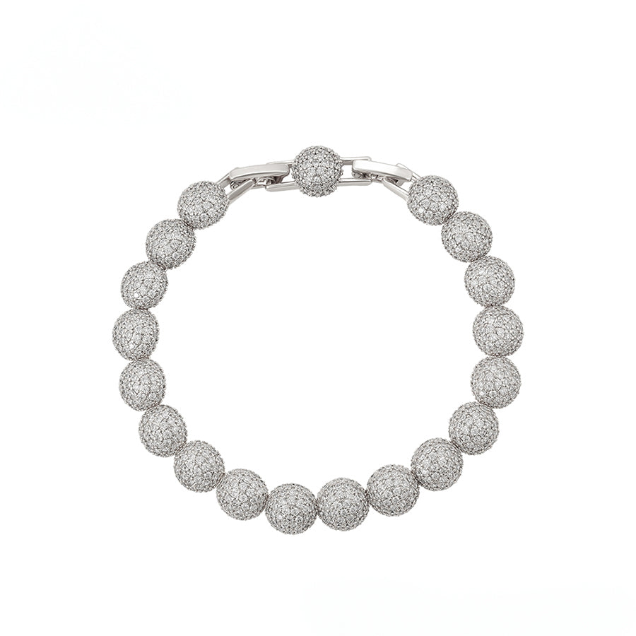 MG00805052 - Platinum-Plated Ball Bracelet image 0