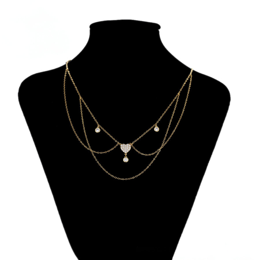 MG000950290 - 14K Gold-Plated Layered Necklace image 4
