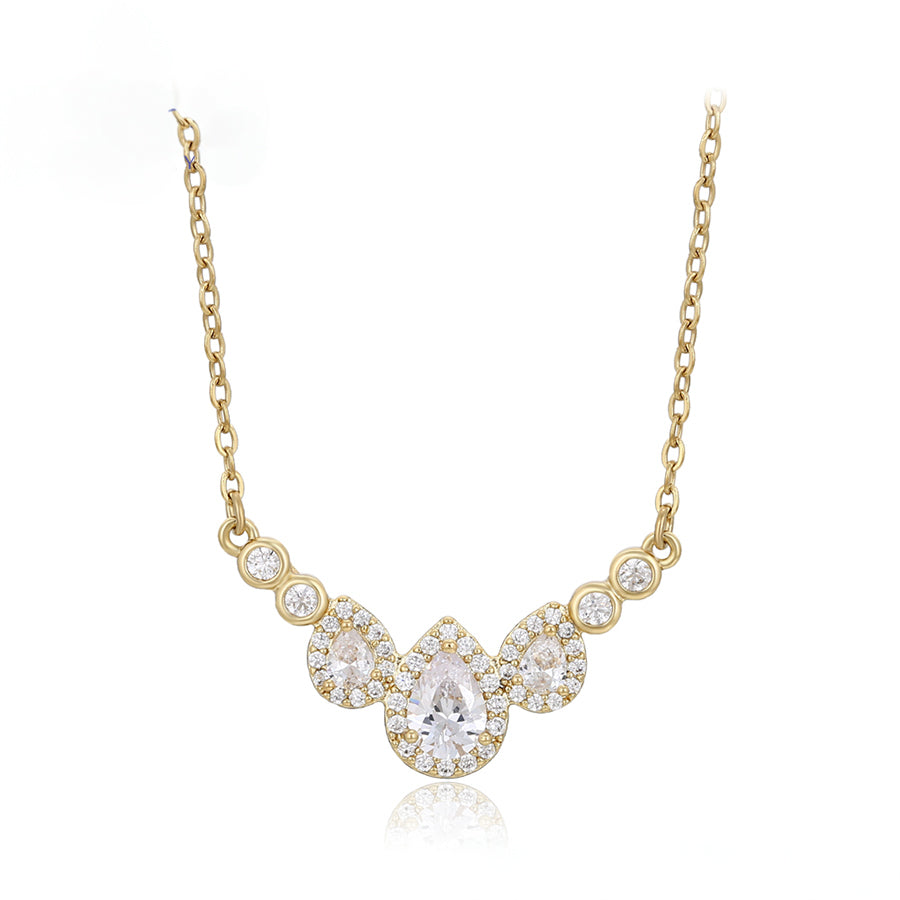 MG001031334 - 14K Gold-Plated Cubic Zirconia Necklace image 0