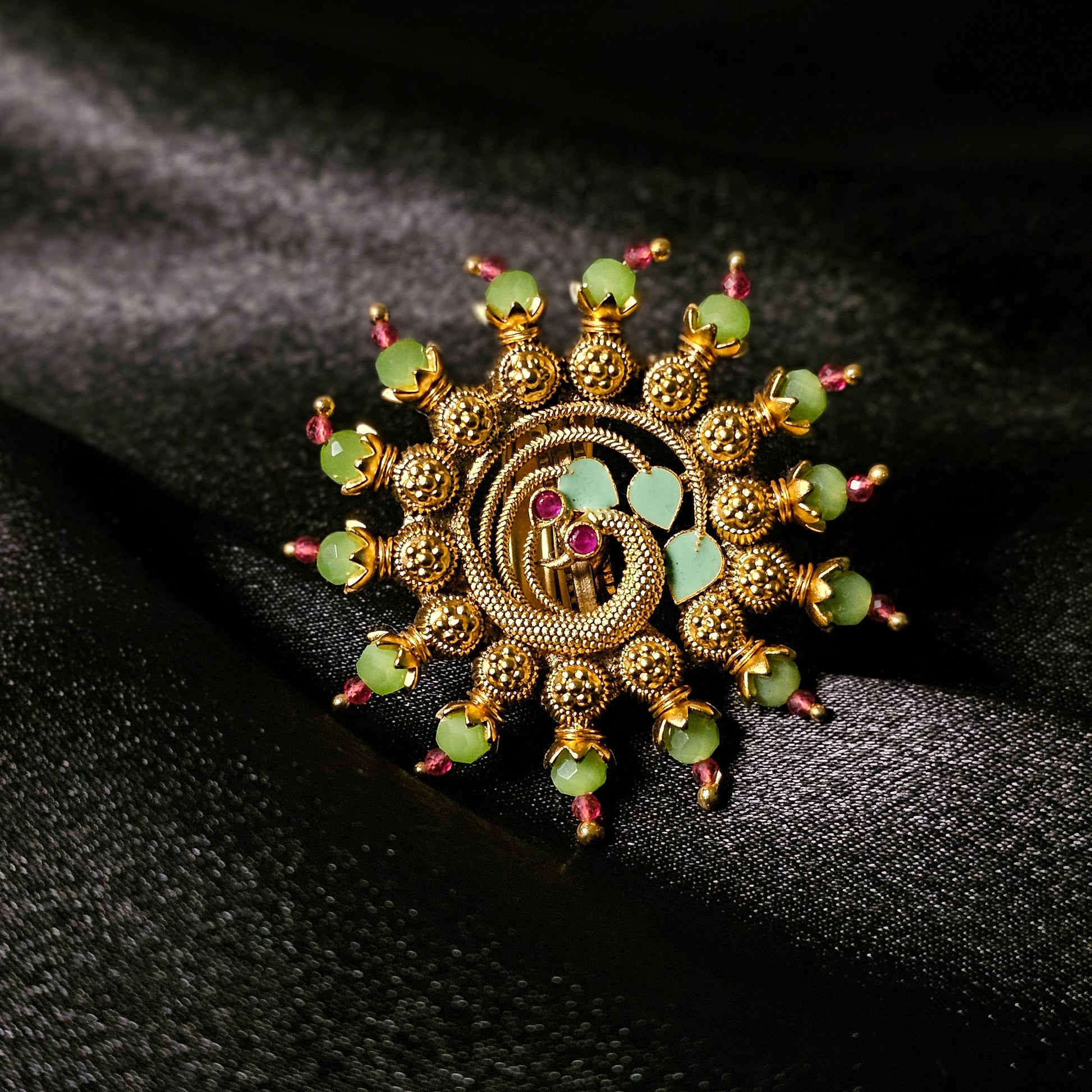 RARIGR0123 - Gold Plated Peacock Ring
