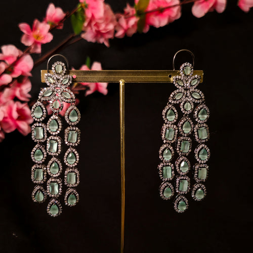 ADEAMI0181 - Victorian American Diamond Earrings