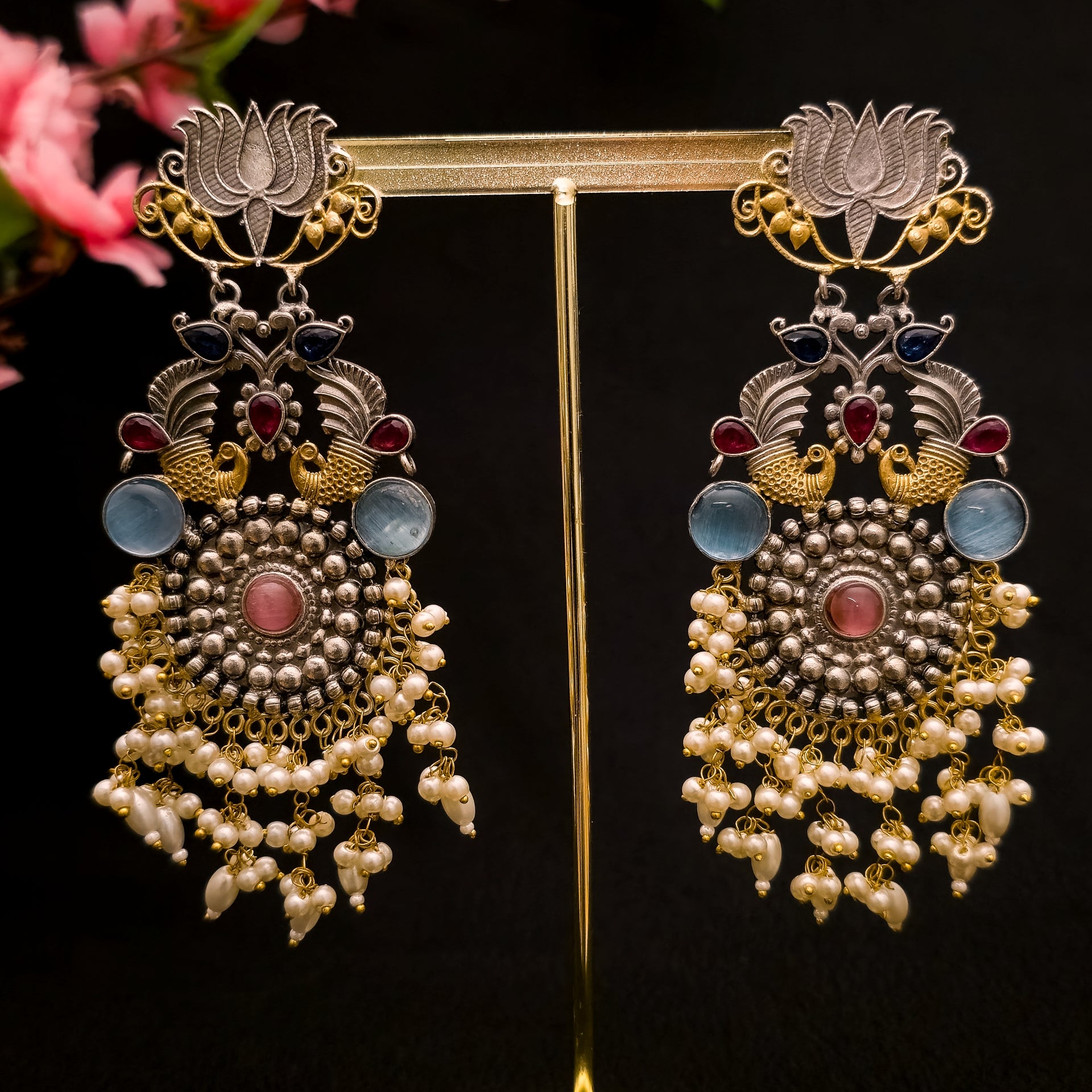 SIEAMA0193 - Silver Replica Earrings