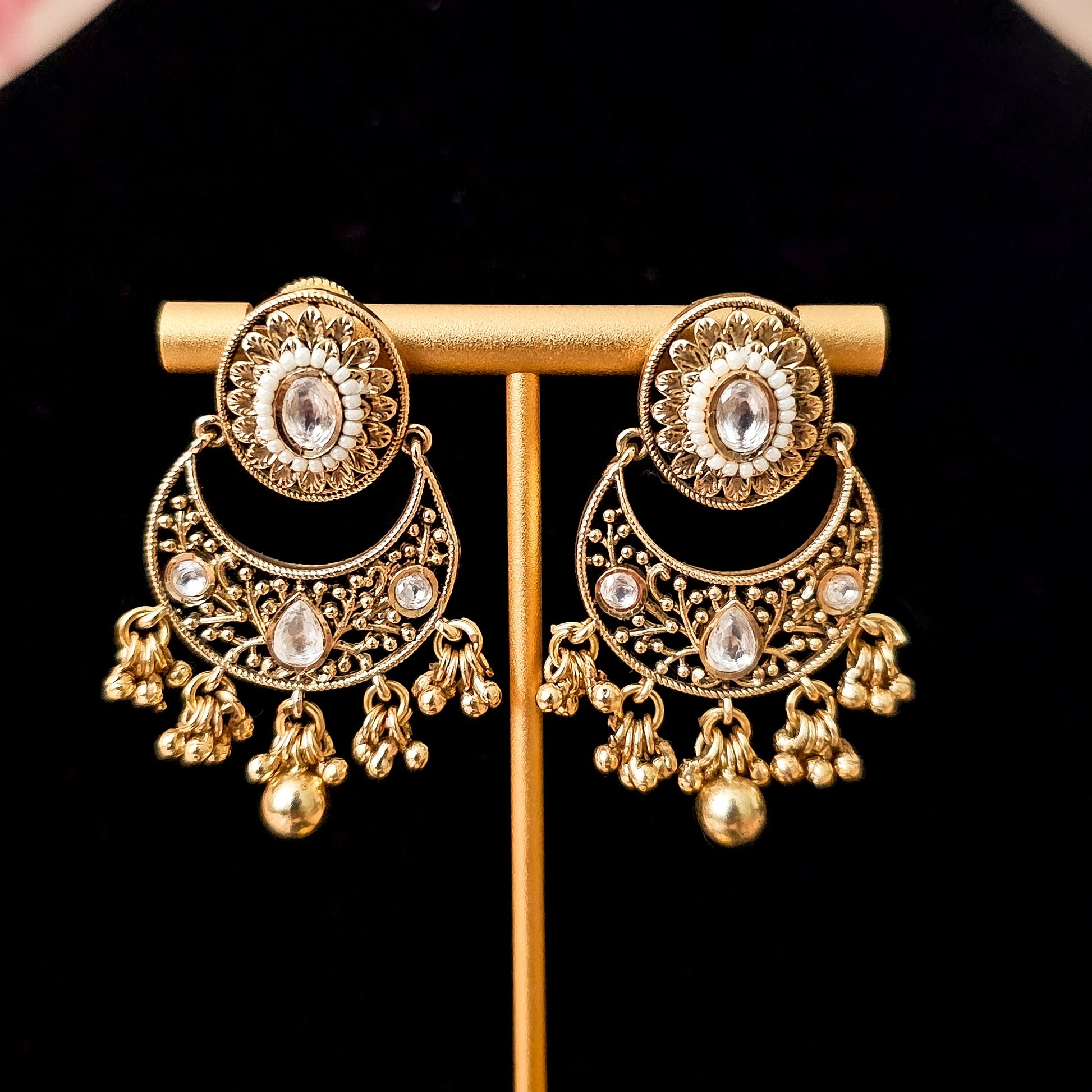 GGCHGO0088 - Gold Plated Kundan Choker Set