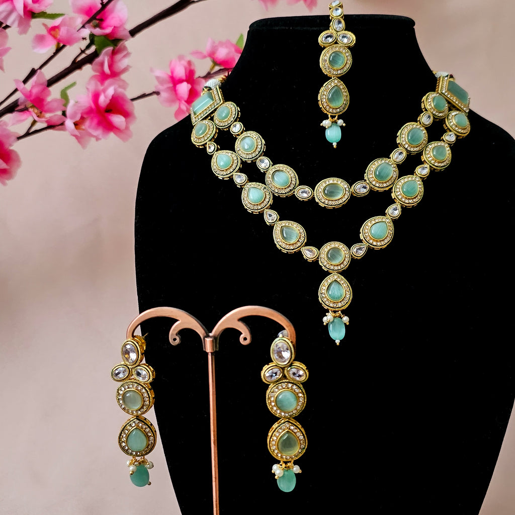 MNNEMI20074 - Double Layered Gold-Plated Necklace Set