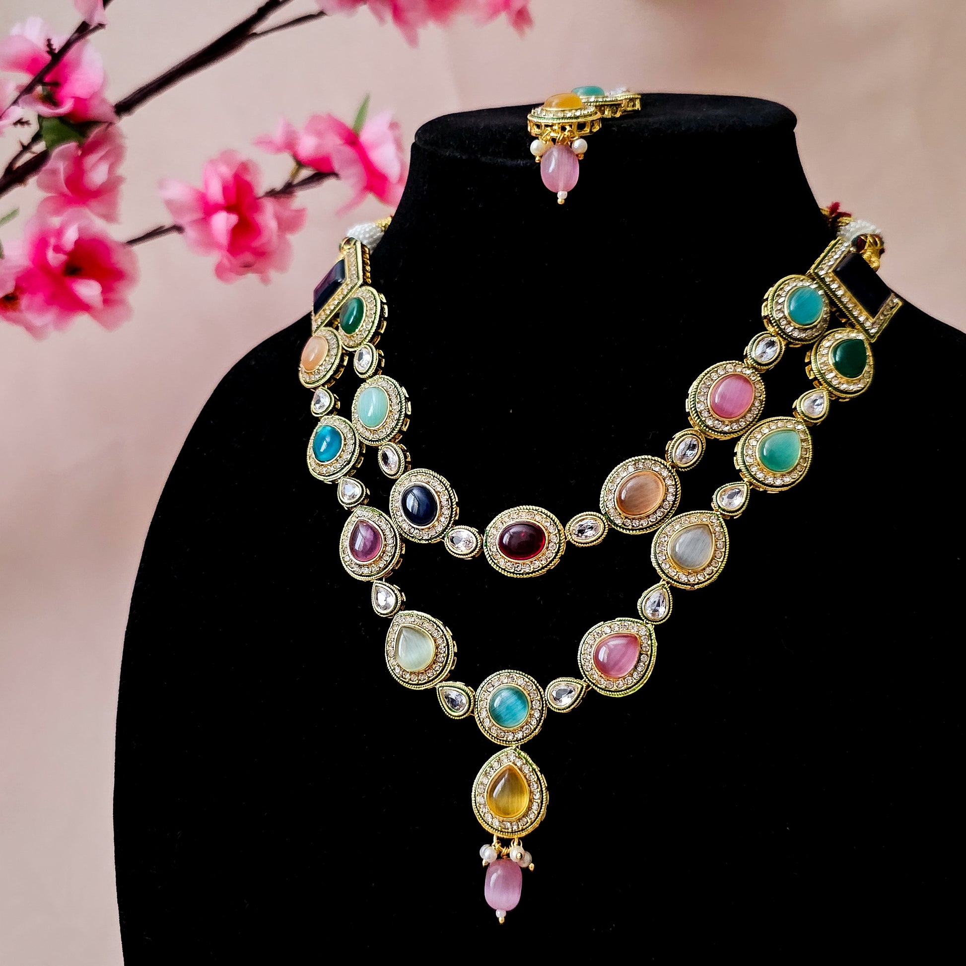 MNNEMI20074 - Double Layered Gold-Plated Necklace Set