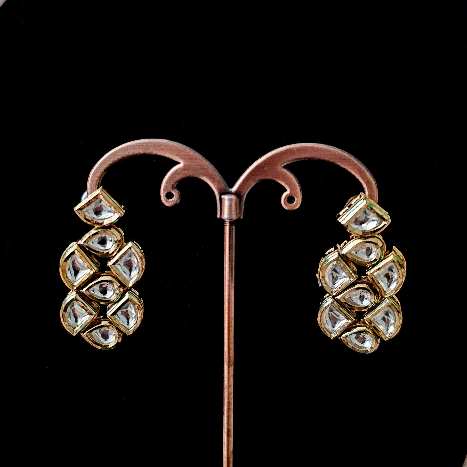 KUCHGO0069 - Gold Plated Kundan Choker Set