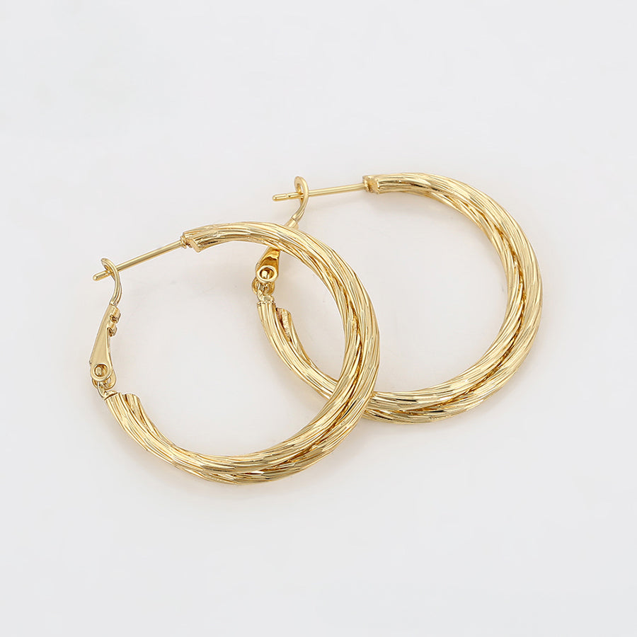 MG001023192 - 14K Gold-Plated Hoops image 0