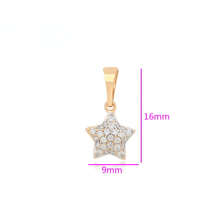 MG00908463 - 18K Rose-Gold Plated Star Pendant image 1
