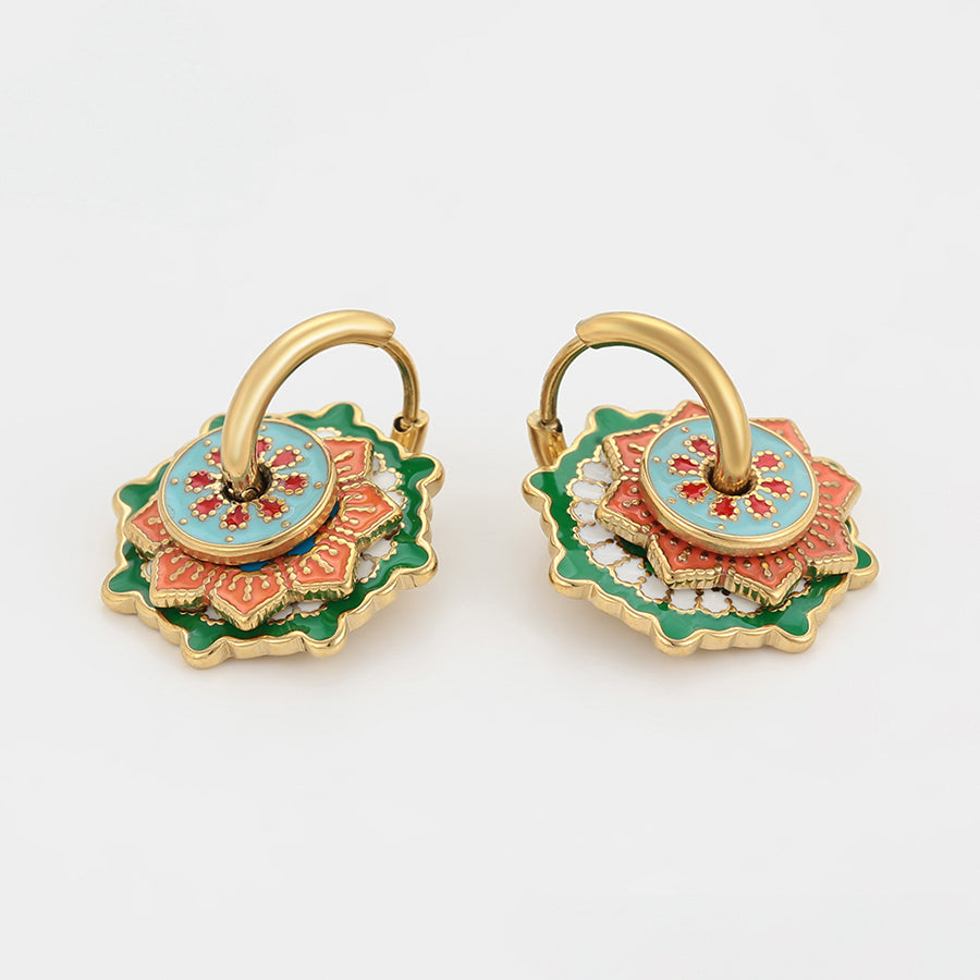 MG000937785 - 14K Gold-Plated Muticolor Earrings image 1