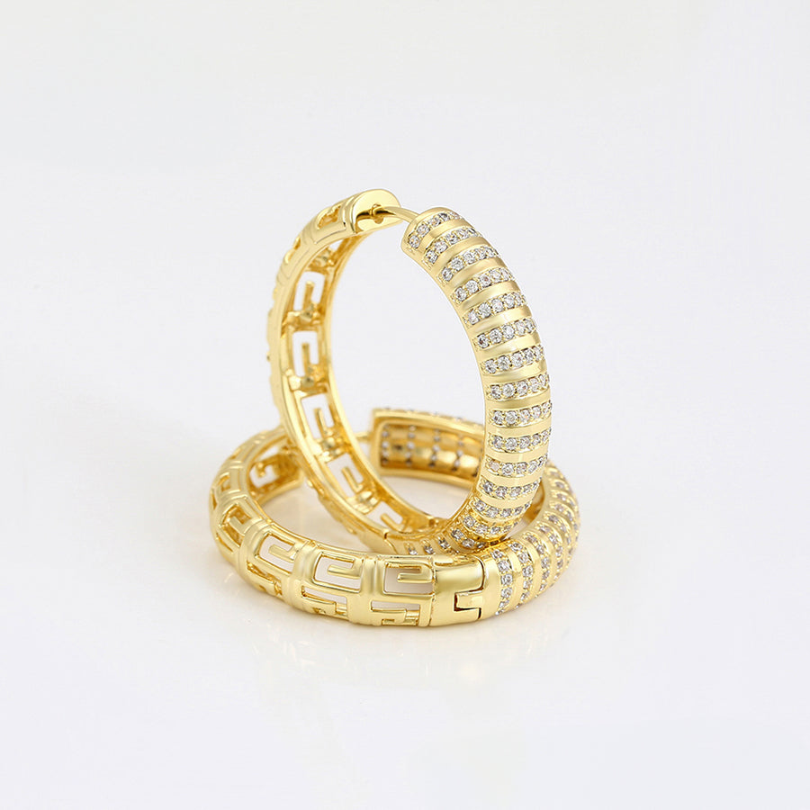 MG00123074 - 14K Gold-Plated Hoops image 1
