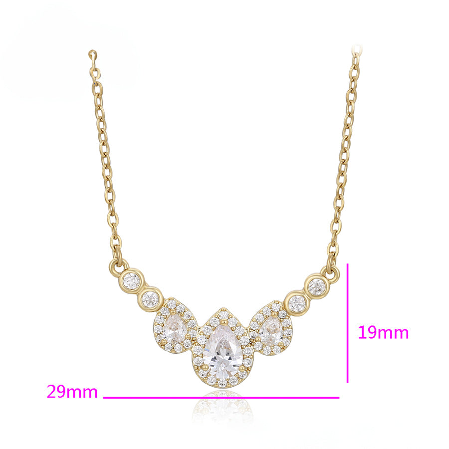 MG001031334 - 14K Gold-Plated Cubic Zirconia Necklace image 5