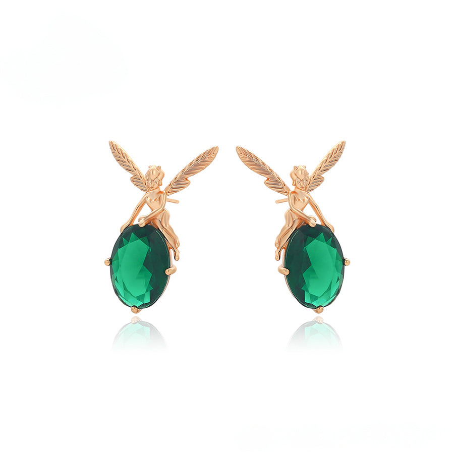 MG000850236 - 18K Rose Gold-Plated Fairy Earrings image 0