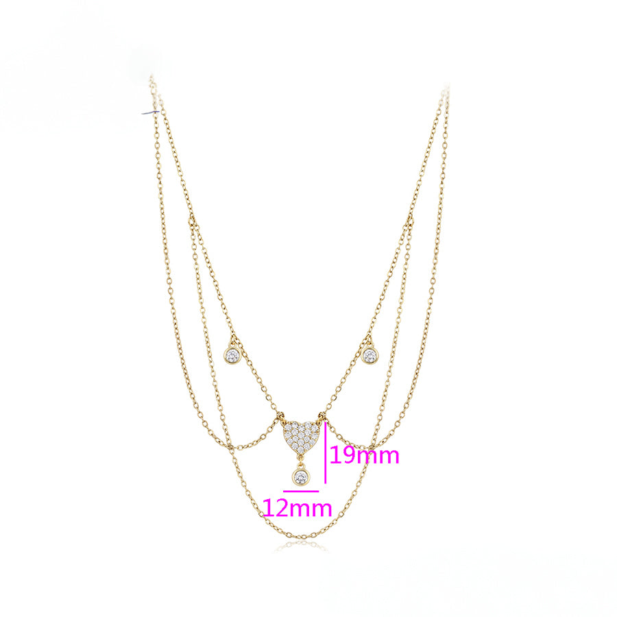 MG000950290 - 14K Gold-Plated Layered Necklace image 2