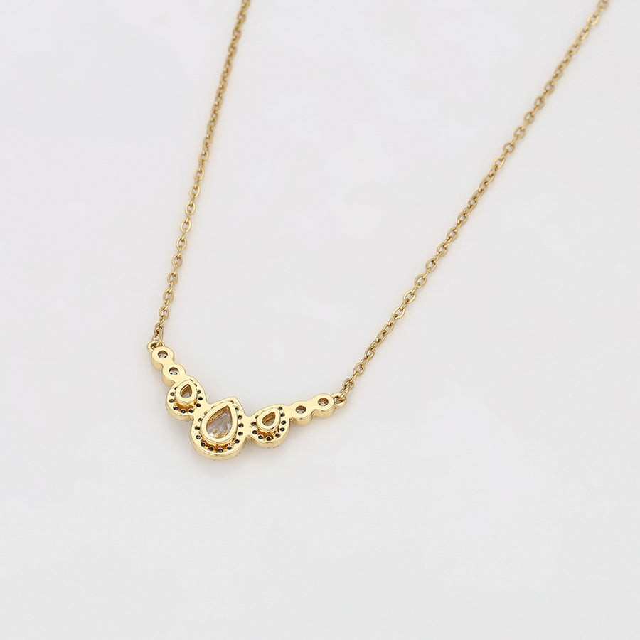 MG001031334 - 14K Gold-Plated Cubic Zirconia Necklace image 2