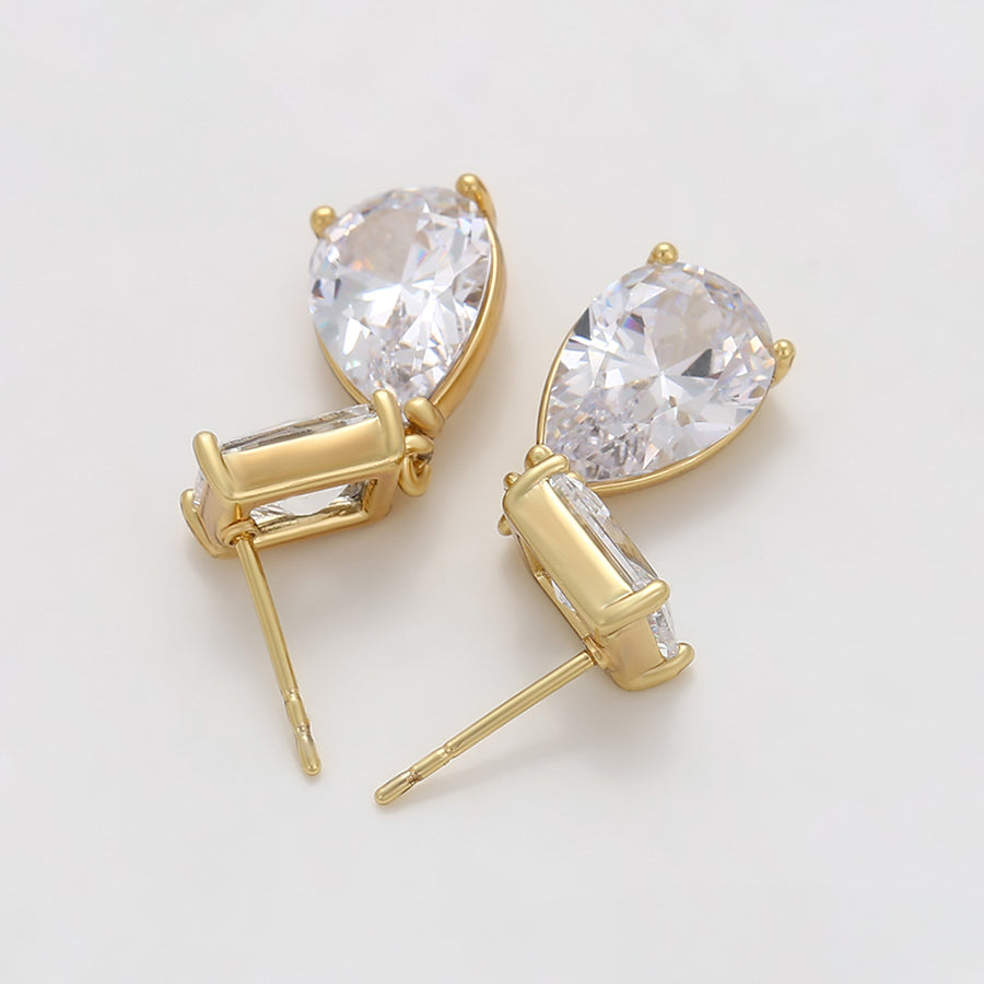MG000889795 - 14K Gold-Plated Cubic Zirconia Earrings image 4