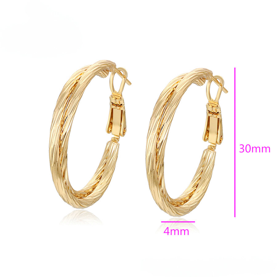 MG001023192 - 14K Gold-Plated Hoops image 3