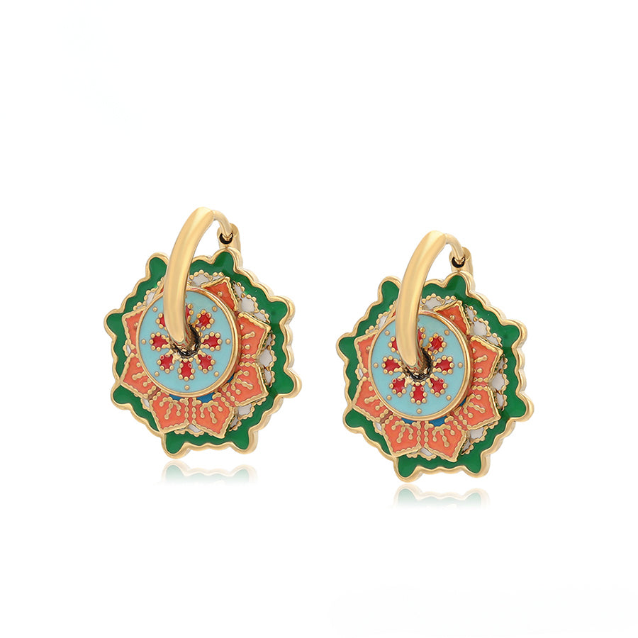 MG000937785 - 14K Gold-Plated Muticolor Earrings image 0
