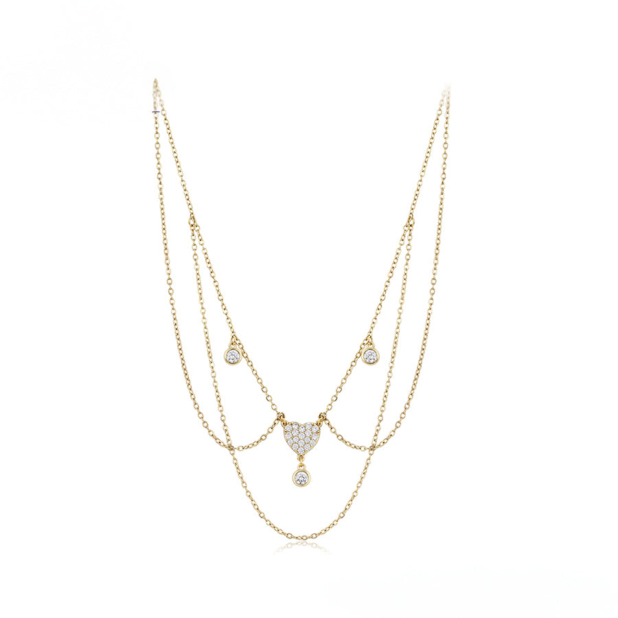MG000950290 - 14K Gold-Plated Layered Necklace image 0
