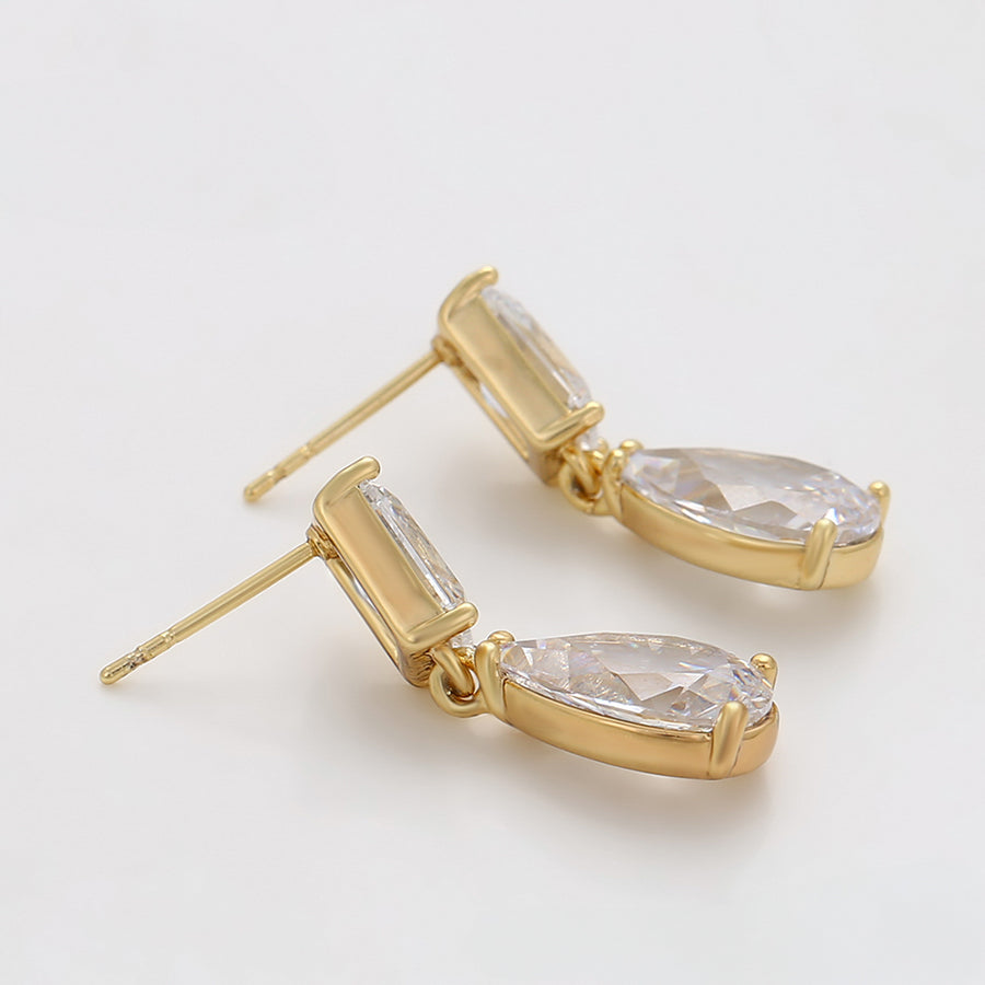 MG000889795 - 14K Gold-Plated Cubic Zirconia Earrings image 5