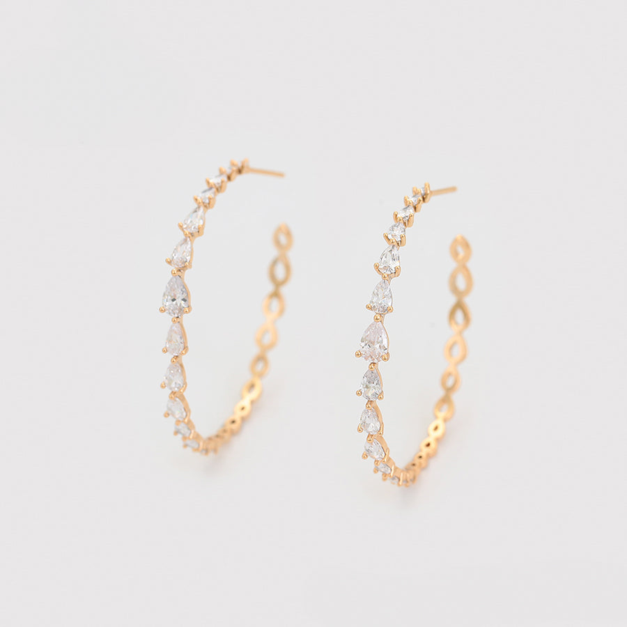 MG000968359 - 14K Gold-Plated Hoops image 6