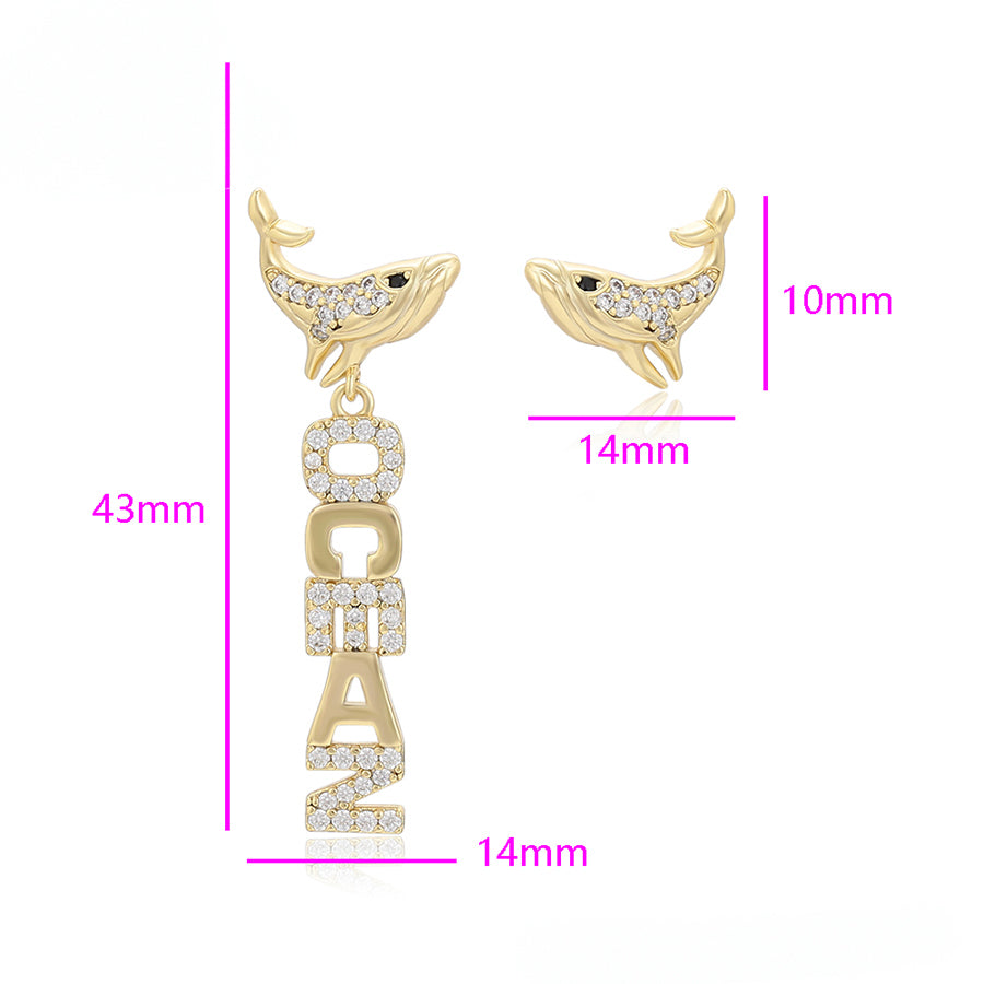 MG000024030 -  14K Gold-Plated Ocean Earrings image 1