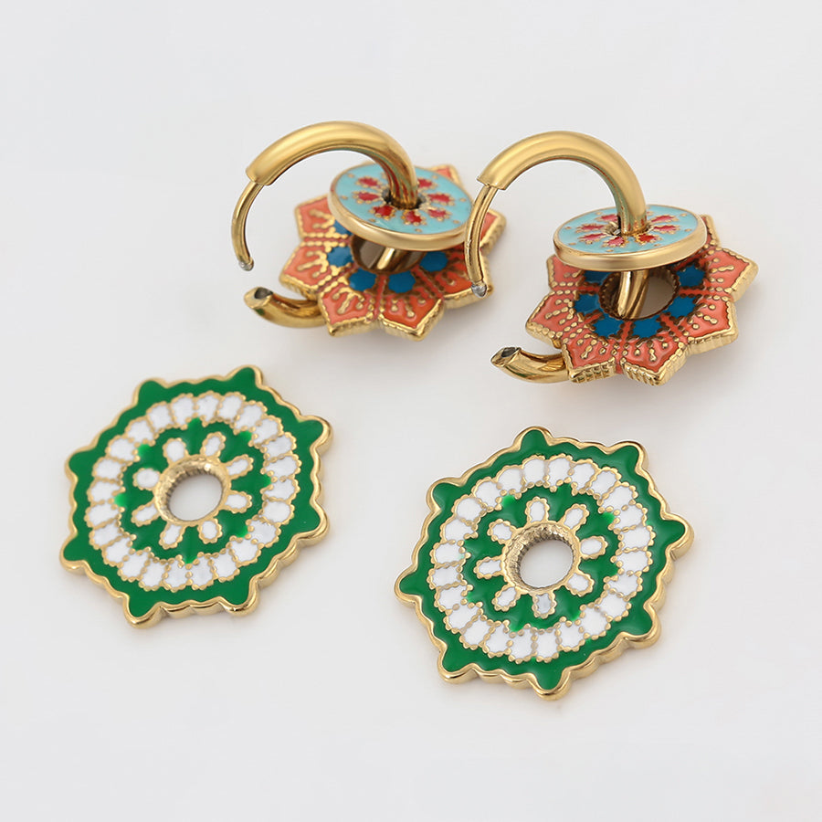 MG000937785 - 14K Gold-Plated Muticolor Earrings image 2