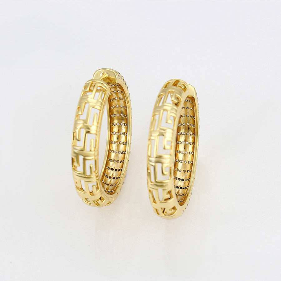 MG00123074 - 14K Gold-Plated Hoops image 2