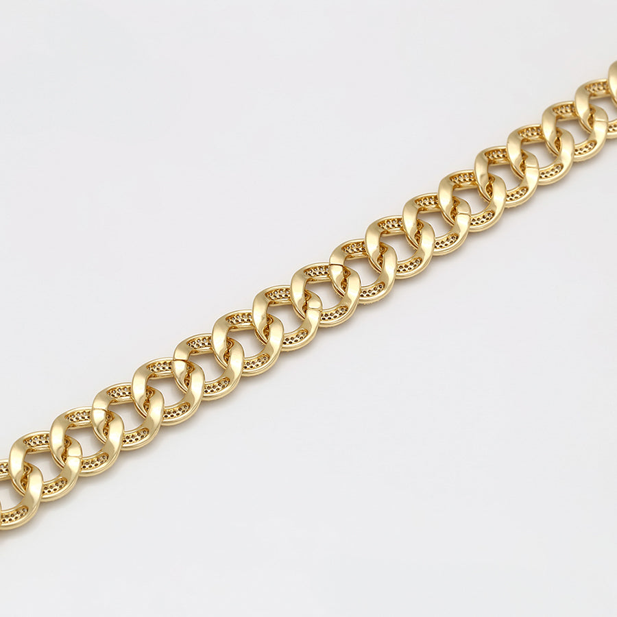 MG000465970 - 14K Gold-Plated Cuban Link Bracelet image 2