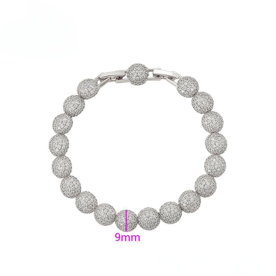 MG00805052 - Platinum-Plated Ball Bracelet image 4
