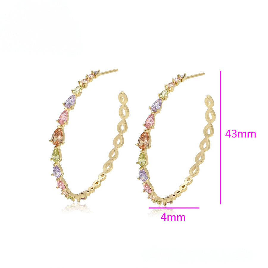 MG000968359 - 14K Gold-Plated Hoops image 3