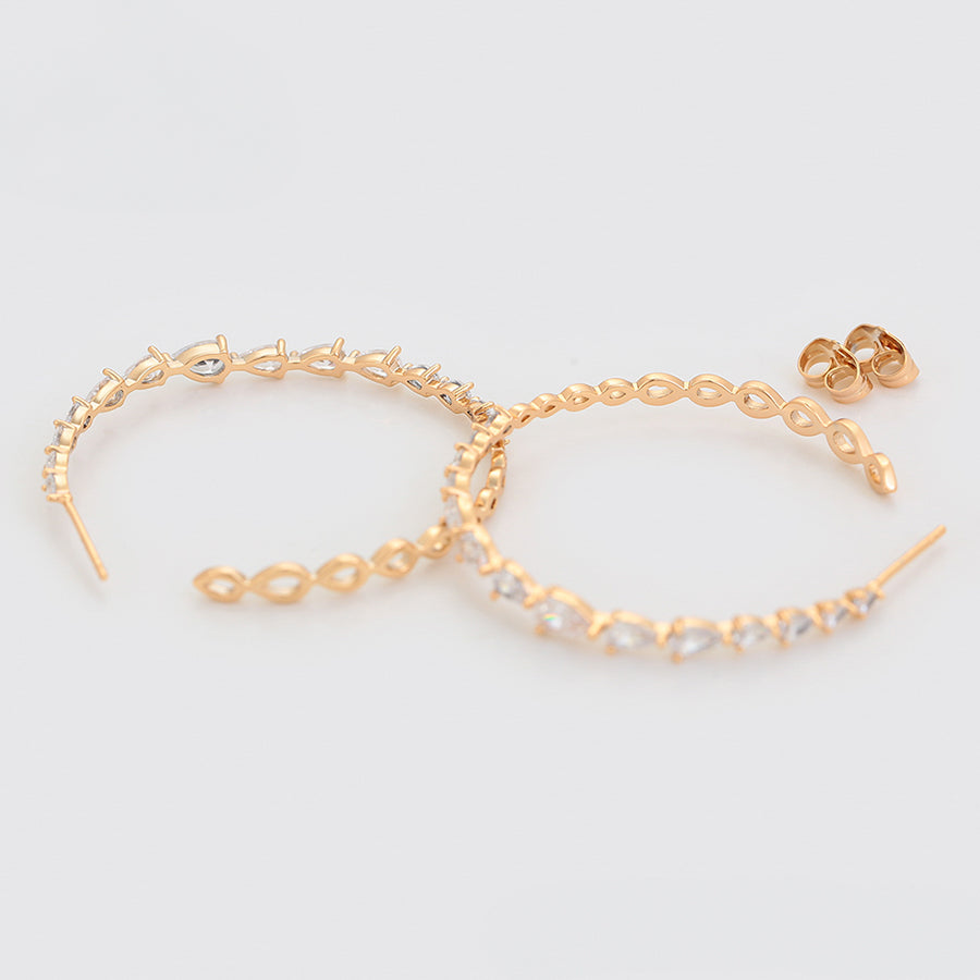 MG000968359 - 14K Gold-Plated Hoops image 5