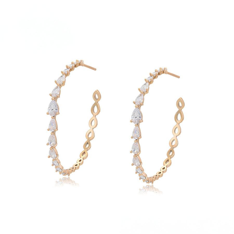MG000968359 - 14K Gold-Plated Hoops image 4