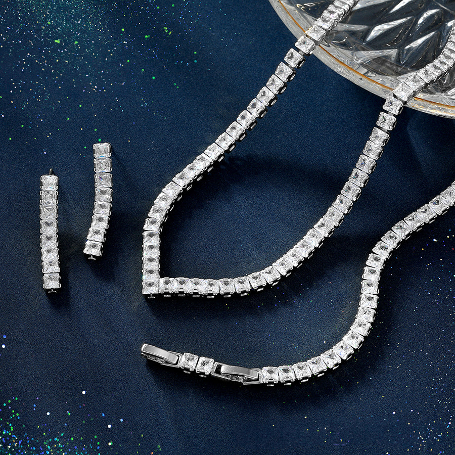 MG000866276 - Cubic Zirconia Necklace Set with Bracelet image 0