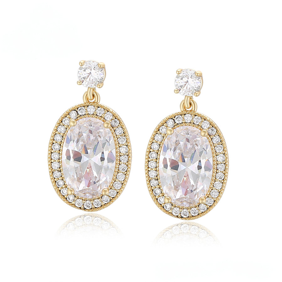 MG000884160 - 14K Gold-Plated Cubic Zirconia Earrings image 0