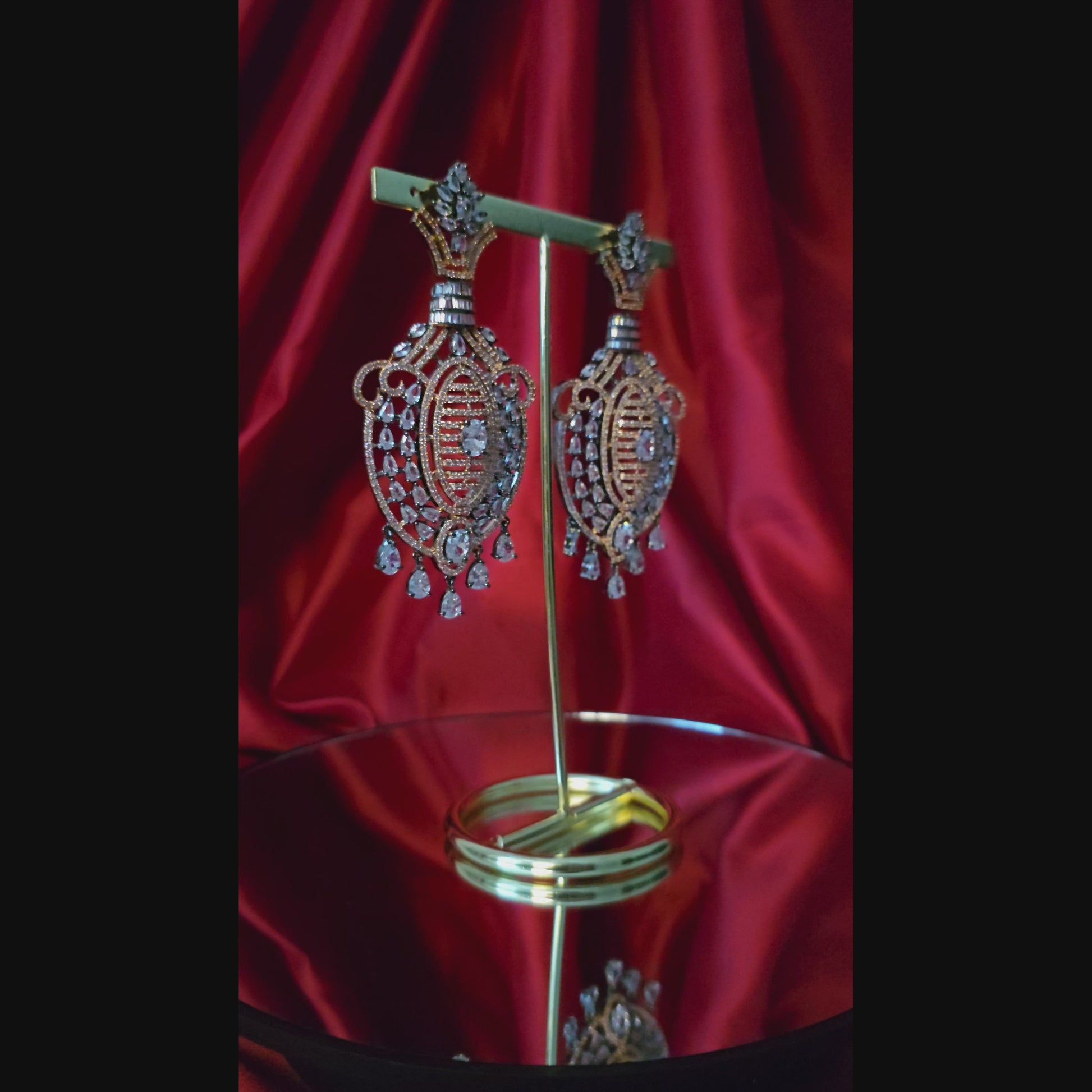 VIEACL0182 - Victorian American Diamond Earrings